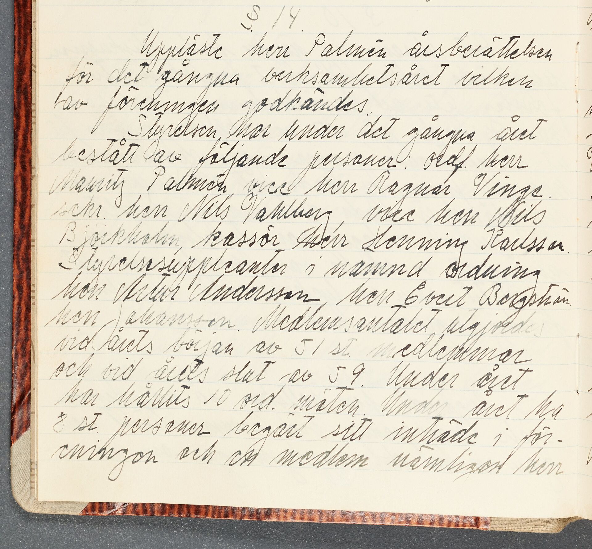 Sadelmakare- och Tapetserareförbundet avd 007 Uppsala - annual report (1934)
