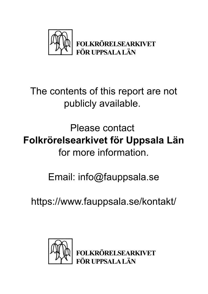 Frisöranställdas förbund avd 010 Uppsala - annual report (1971)